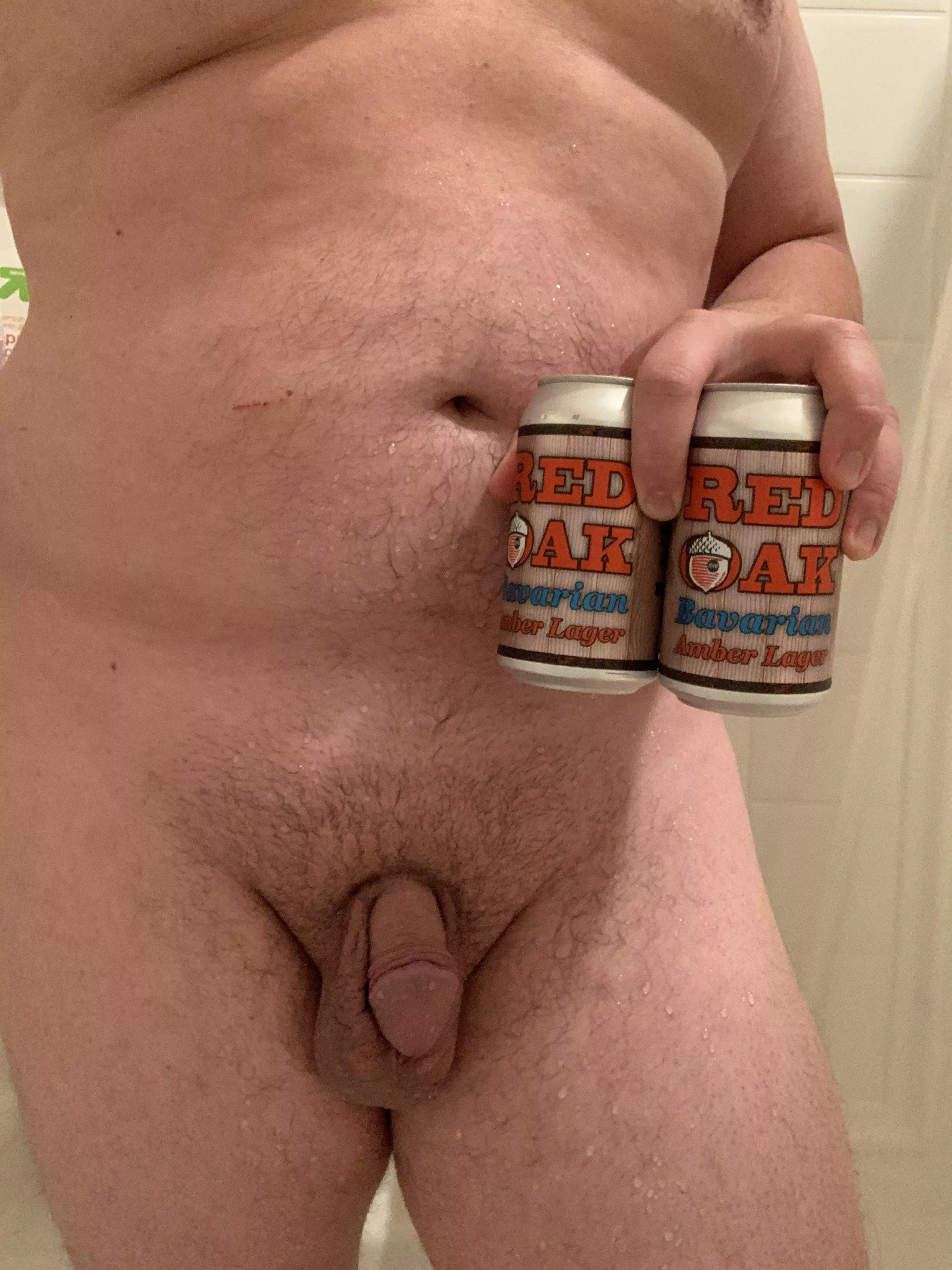 Two beer kind of shower day