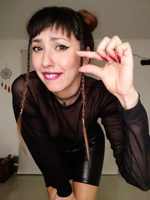 What a teeny tiny little clit dick you have	 