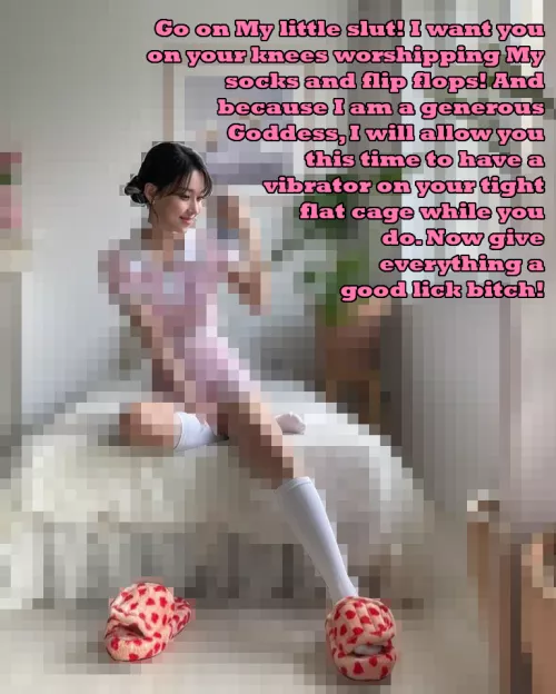 Worship Goddess Winter's socks!