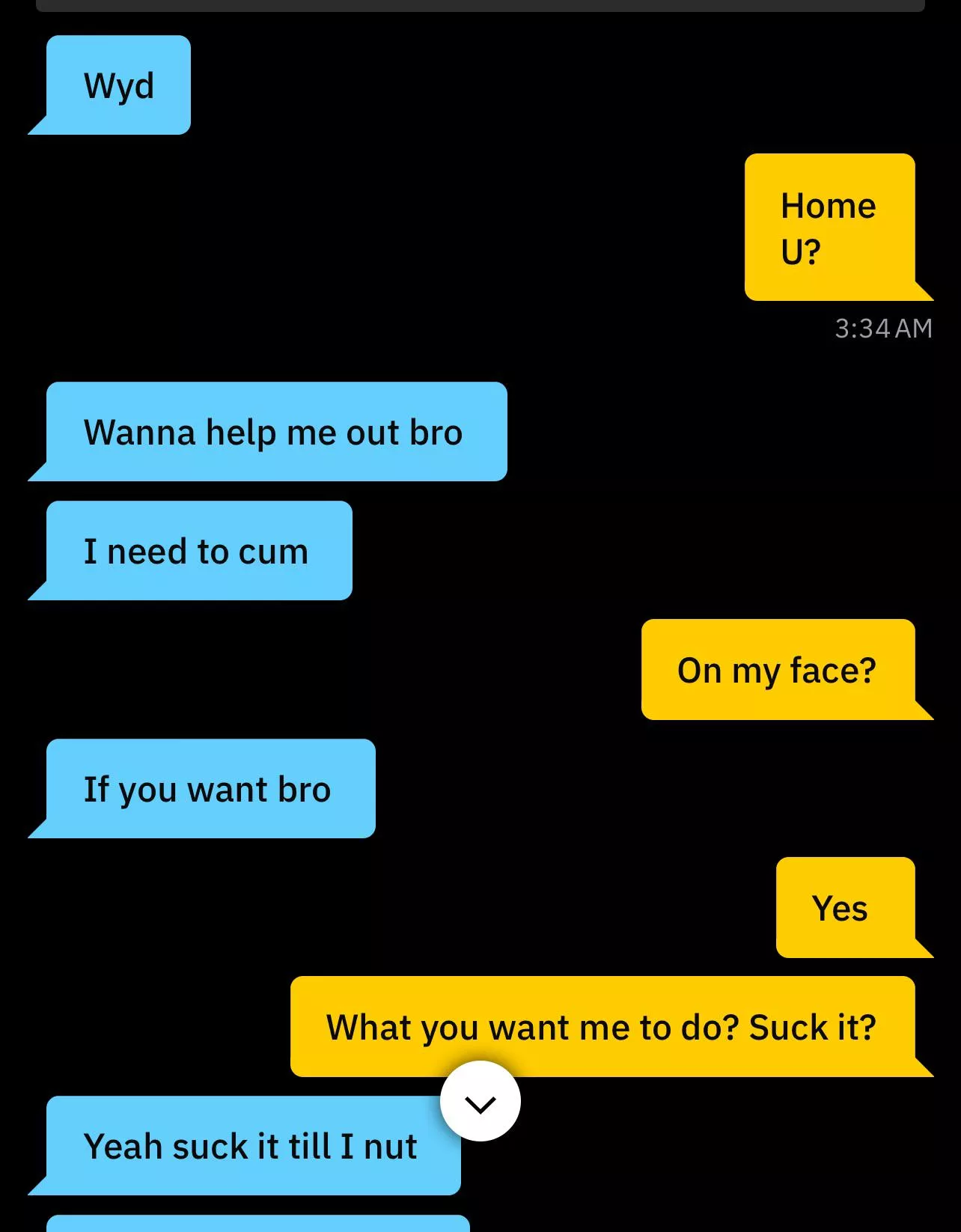 Bottoms : will u go help this top in need? 