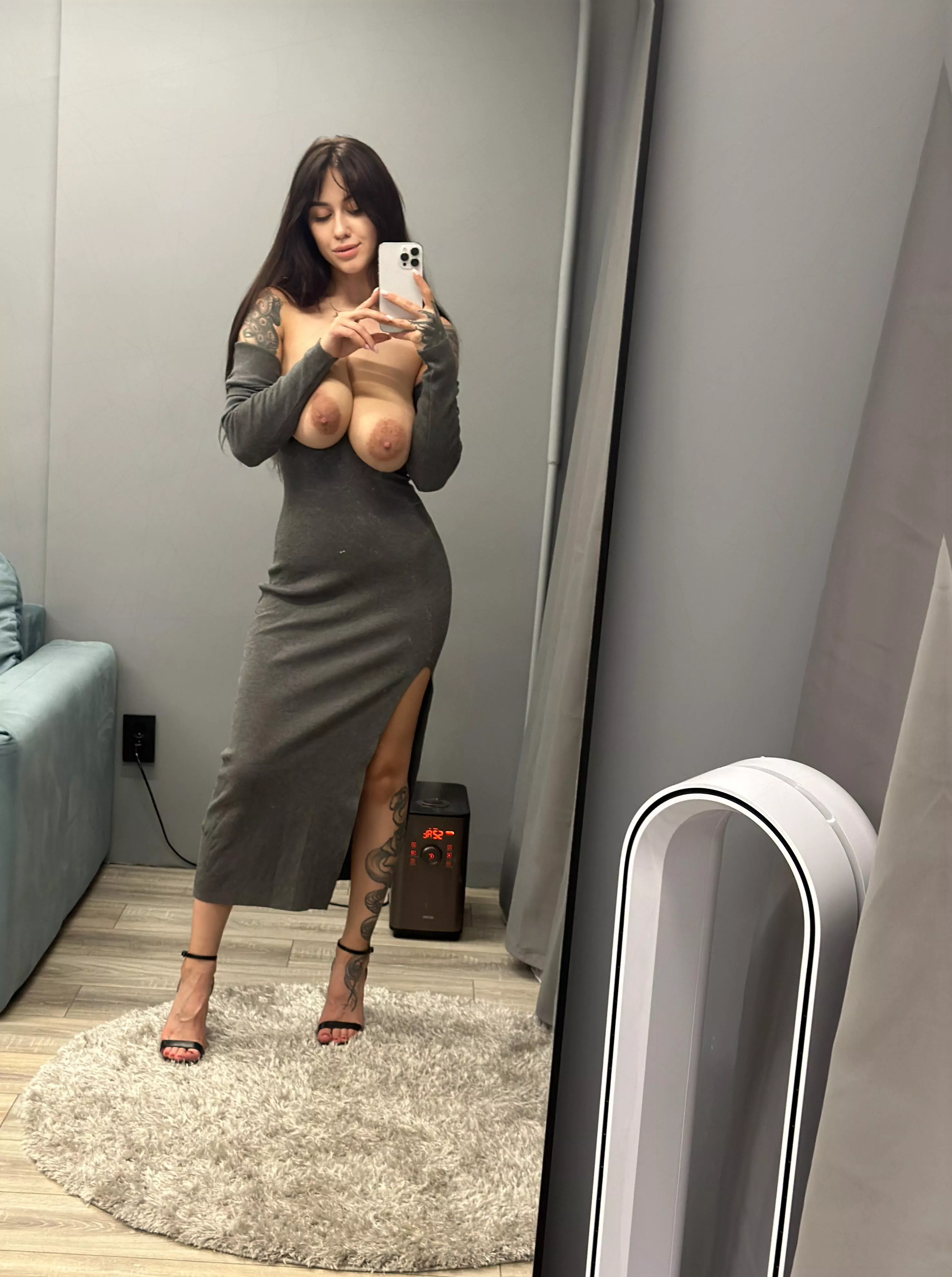 Cute body of a naughty slut