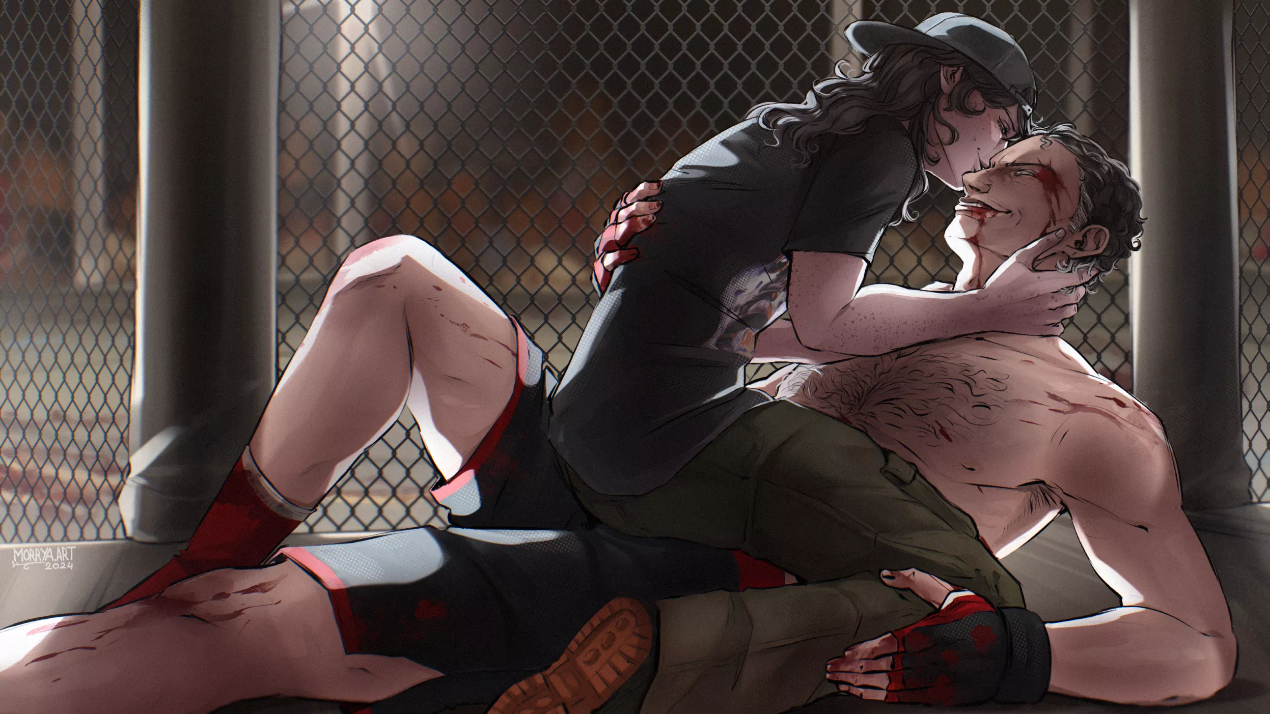 Her Winner. He may lost the match but he sure looked cool doing so.