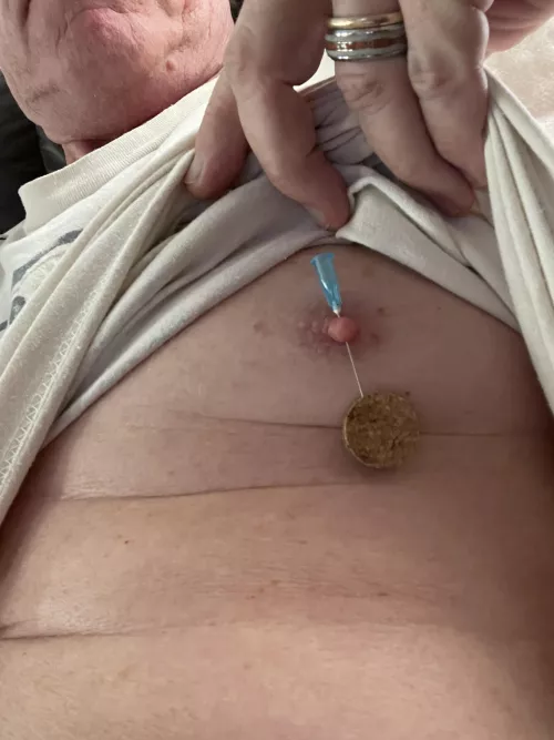 I love needles in my nips!