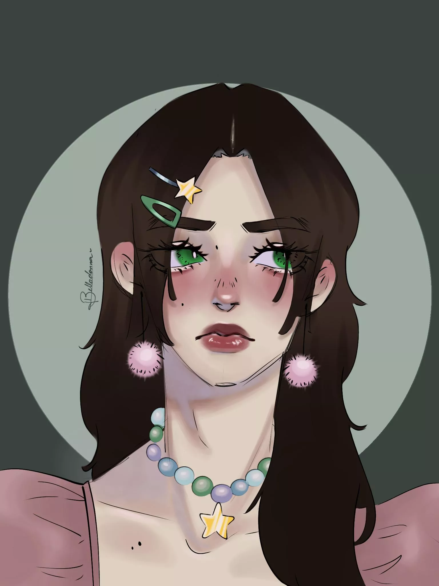 I think he's a bit shy ;) (Original Art)