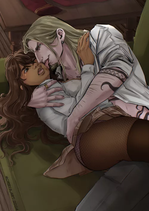 Isac tormenting Amara after class. Came back with these two fuck ups ^^