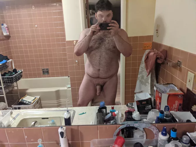 Just a picture of a thick 37 yr old daddy hanging soft 