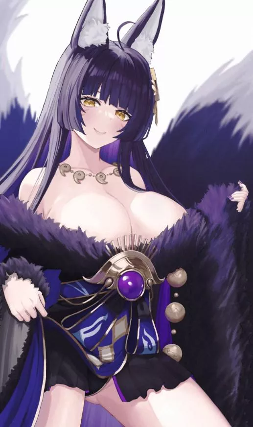 Stunning purple over boobs [Azur lane ]
