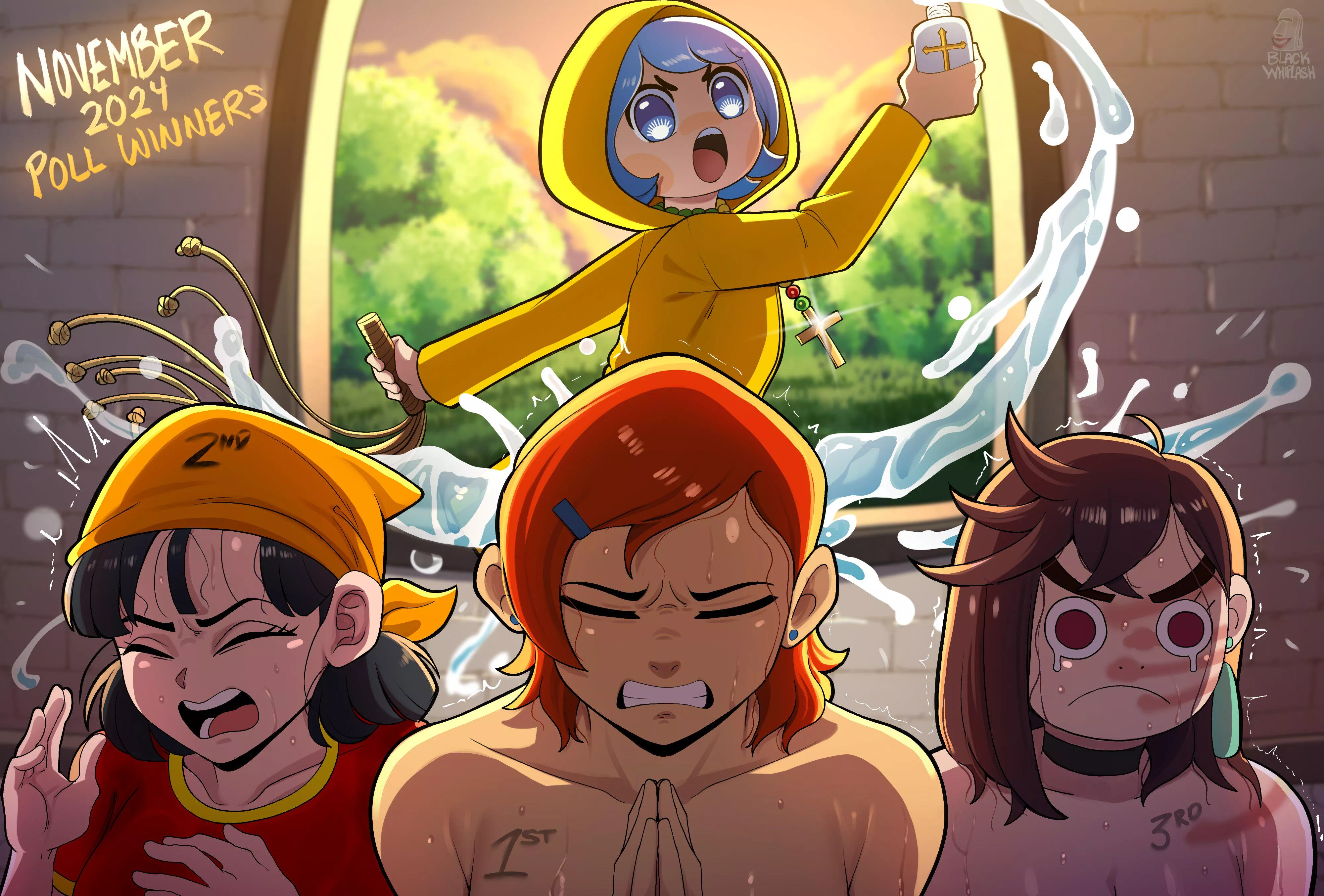 The winners of November 2024 Poll (All are minors XD, hopefully the mods do not eliminate the publications when we post the images)