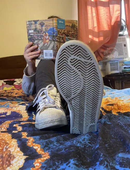 There is magic in reading the pages of a book. There is greater magic in you licking the soles of my adidas clean 👅👟