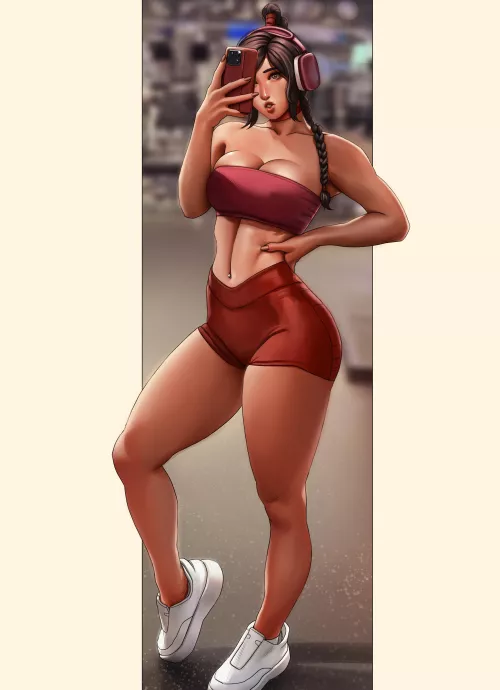 
Ty Lee at the gym (Azuma Yasuo) [Avatar: The Last Airbender]