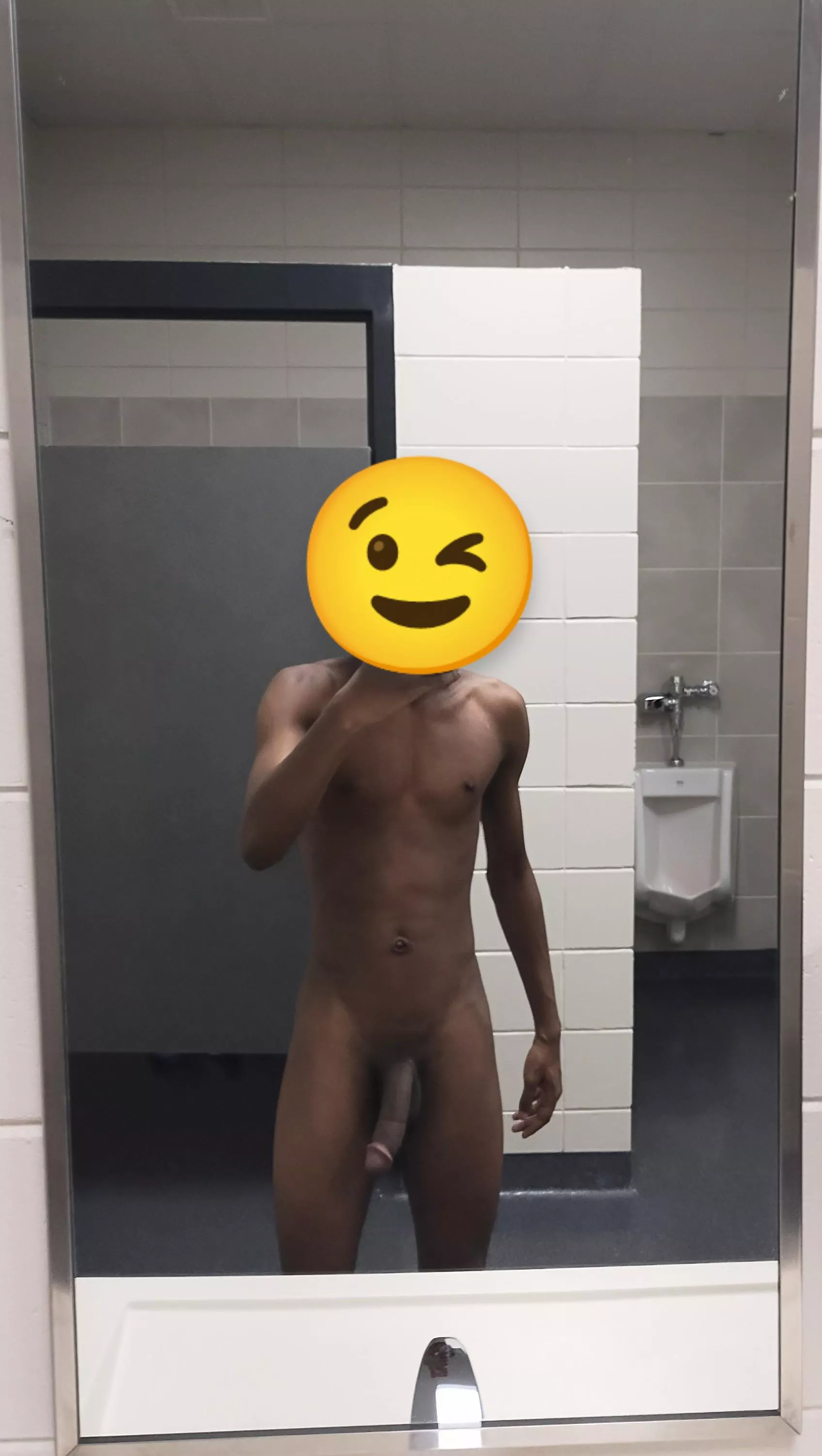 Wyd if you walk in a public bathroom and see me? 😉