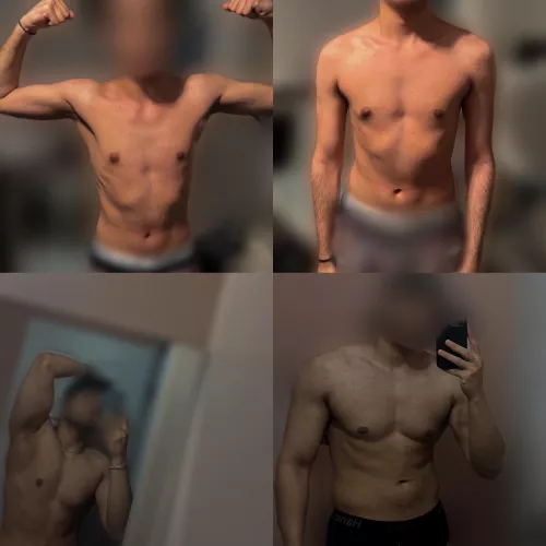 120lbs to 181lbs, 3.5 years, still can’t believe it, I’ve finally reached my long term weight goal :)