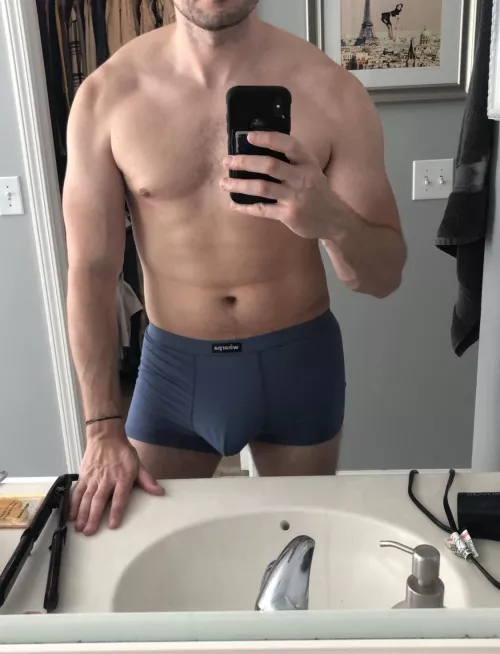 (33) I have some new boxers I’d like to show off. Do you like them as much as I do?