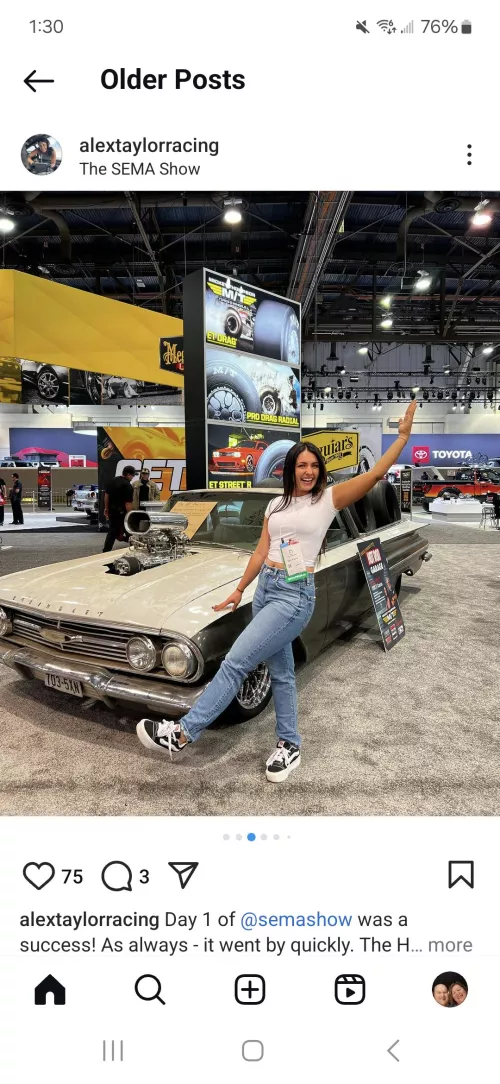 Alex at SEMA