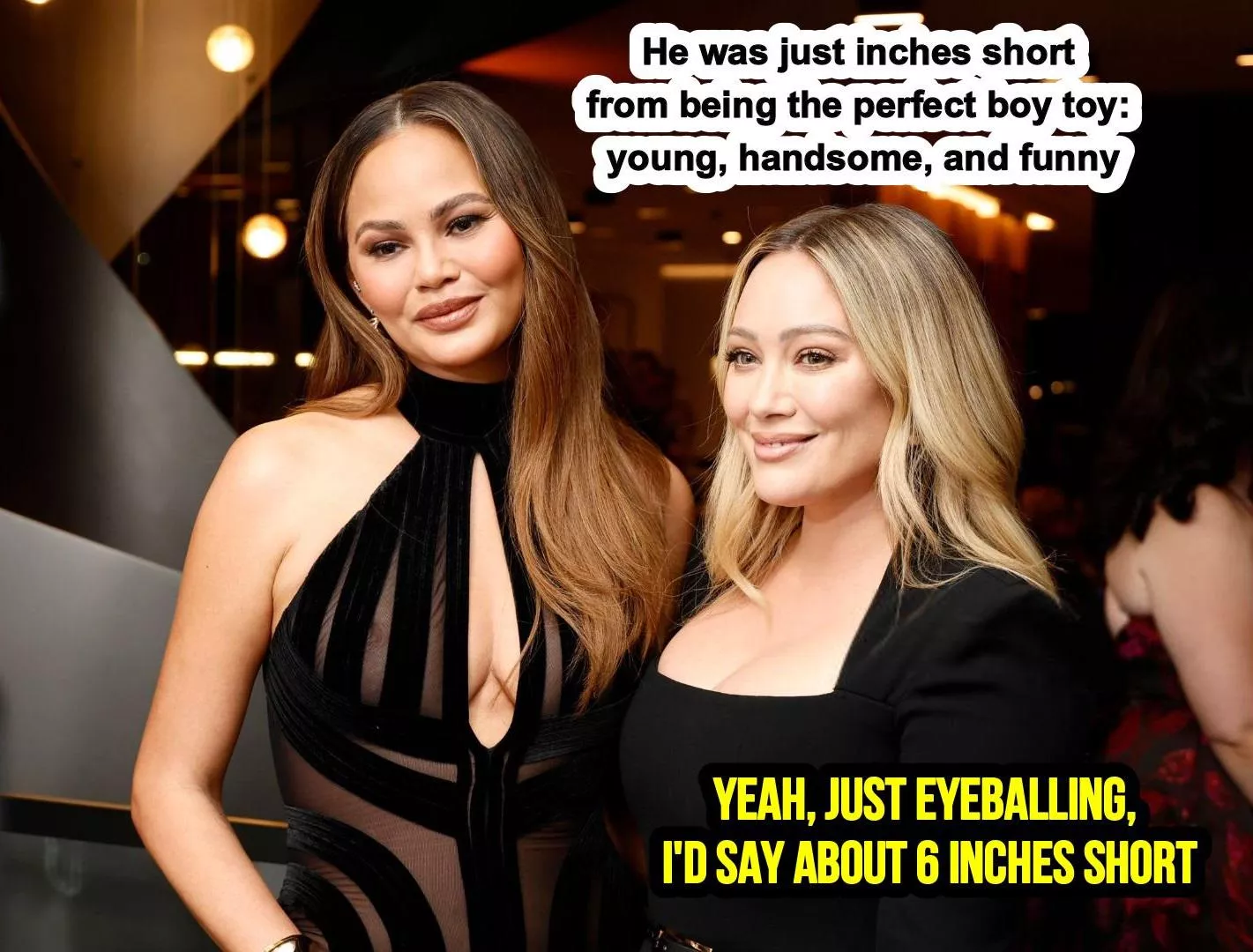 Approached the hottest two MILFs in the club