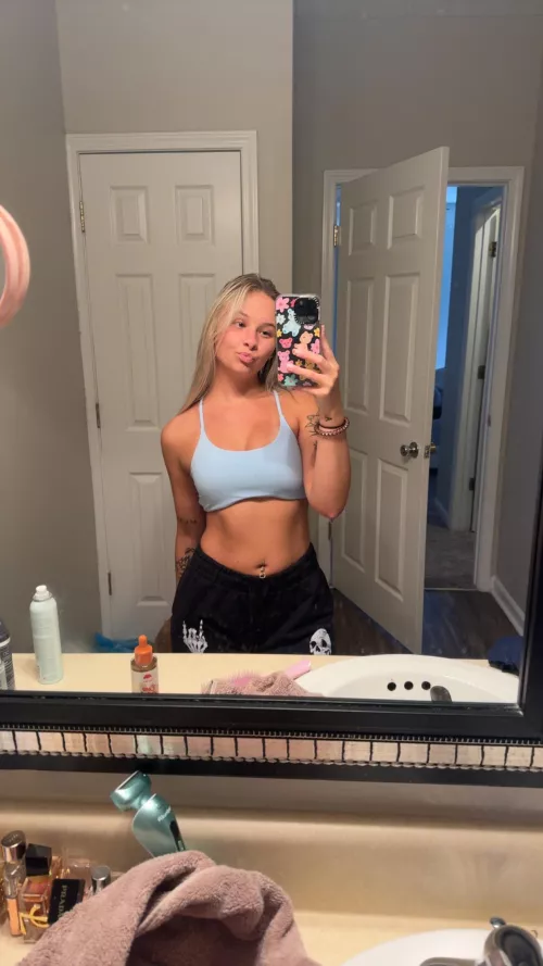 Can't stop thinking about this big round booty bouncing on your wood.