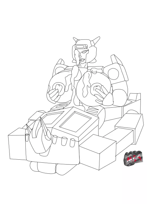 Elita-1 helping Optimus relax 
