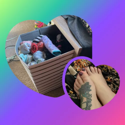 I go to the gym 3x a week so I always have a sweaty pair!