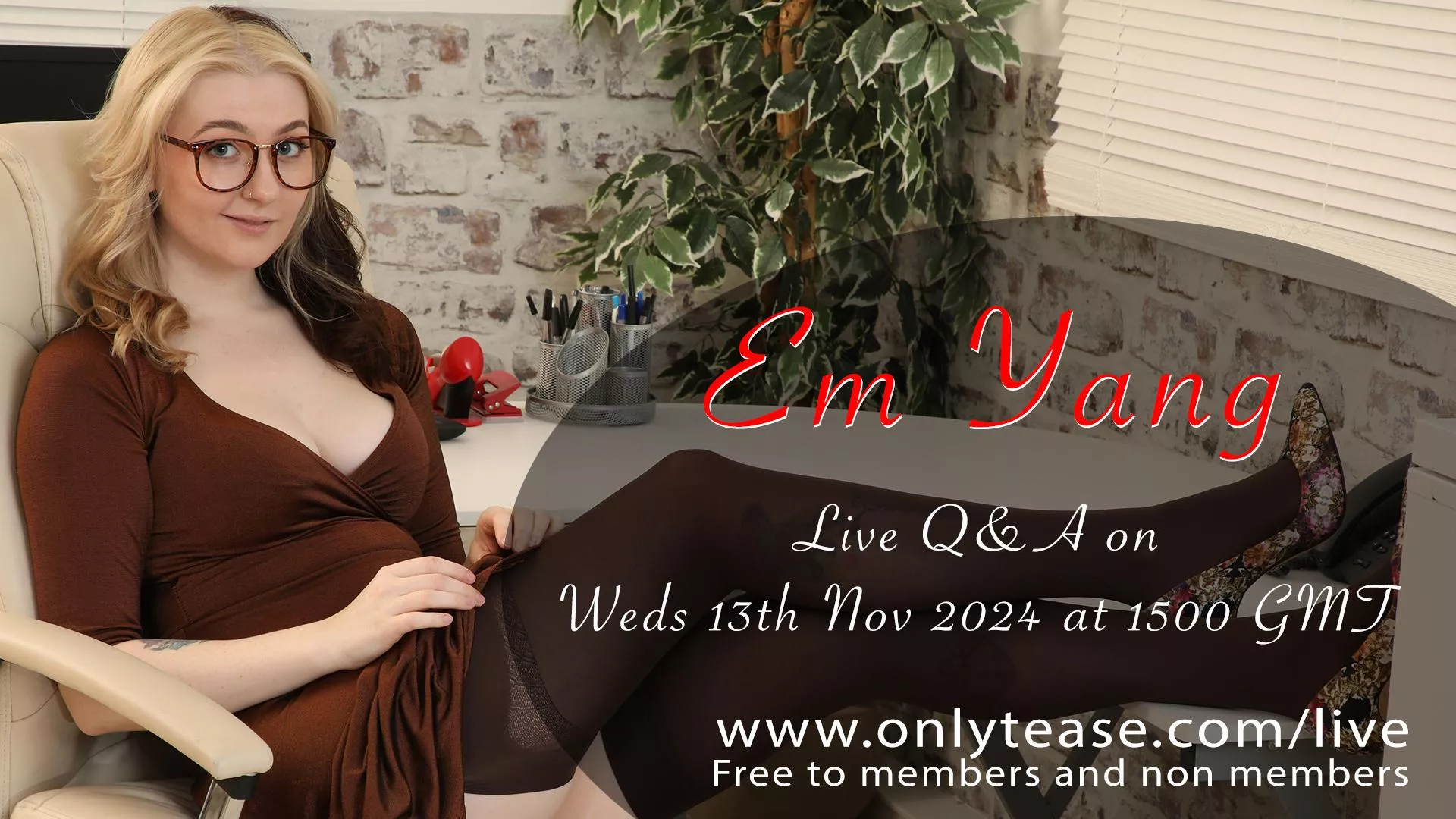 Live Q&A With Em Yang - Wednesday, 13th November