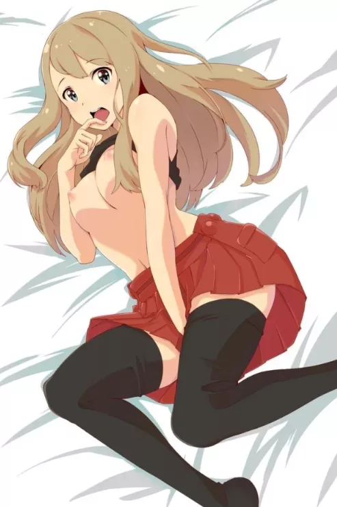 Serena (PKMN) fingering under her skirt