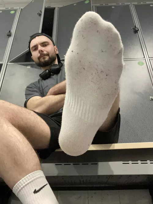 Straight but enjoy teasing my gay mates with my socks 