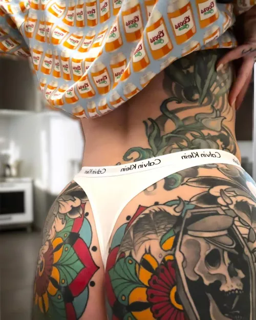 Would love it if you trace all my inks with your tongue.