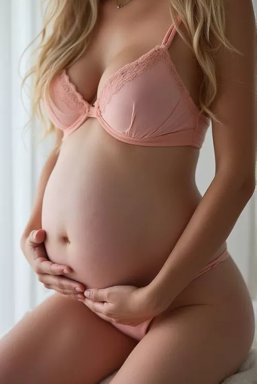 Would you cum inside of me or on my preggo belly?