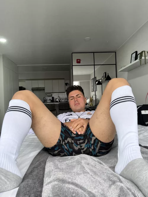 Would you like to smell my lucky socks? Haha they stink like a champion