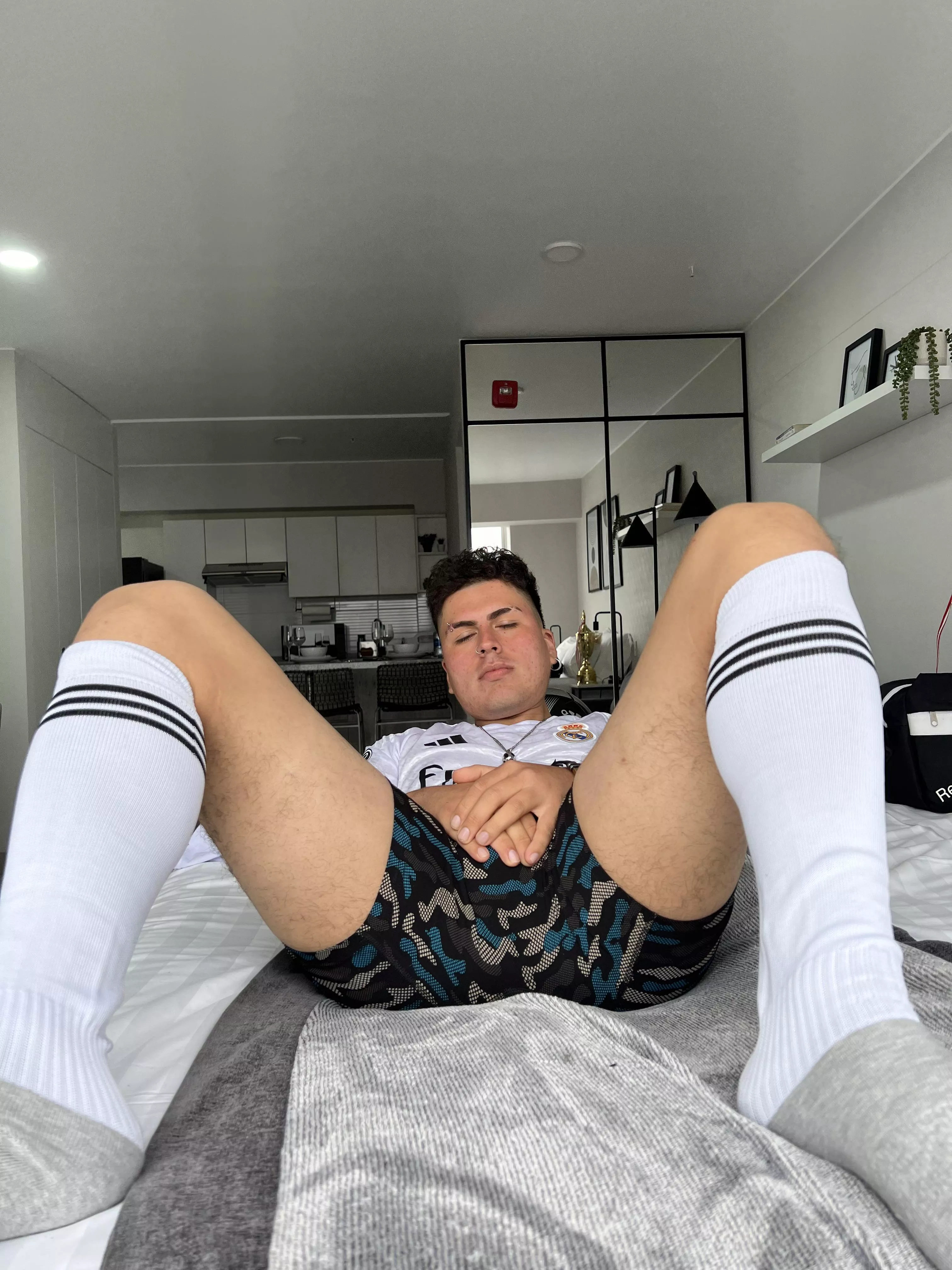 Would you like to smell my lucky socks? Haha they stink like a champion