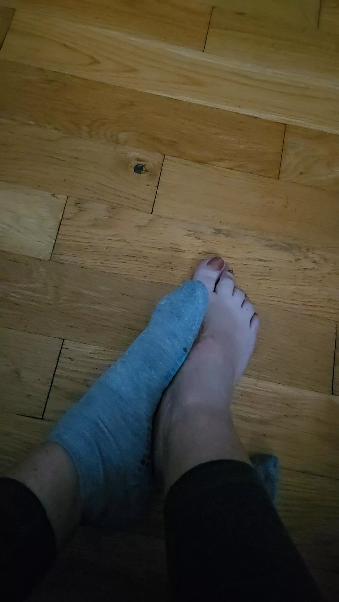 All hot and sweaty from the gym