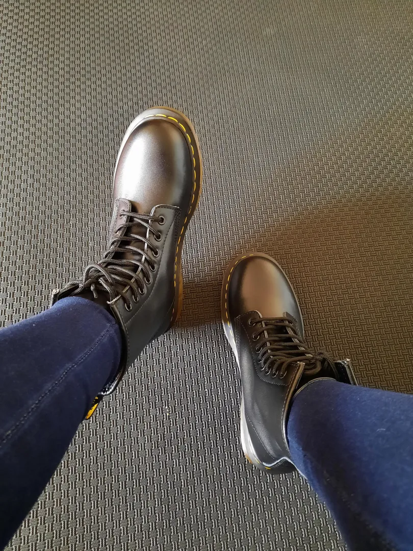Boots Fetish 👢 Anyone? Dr. Martens on the deck! 