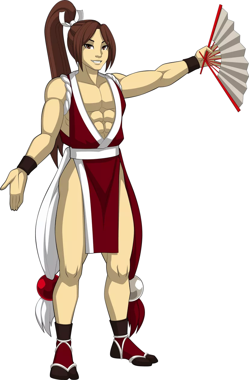 Genderswapped Mai (sparks220stars)