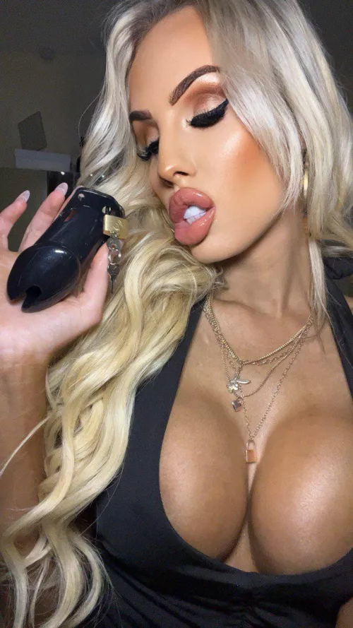 Get in the cage, and then I'll show you how bad you've been