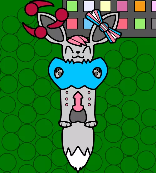 Giant transgirl eevee