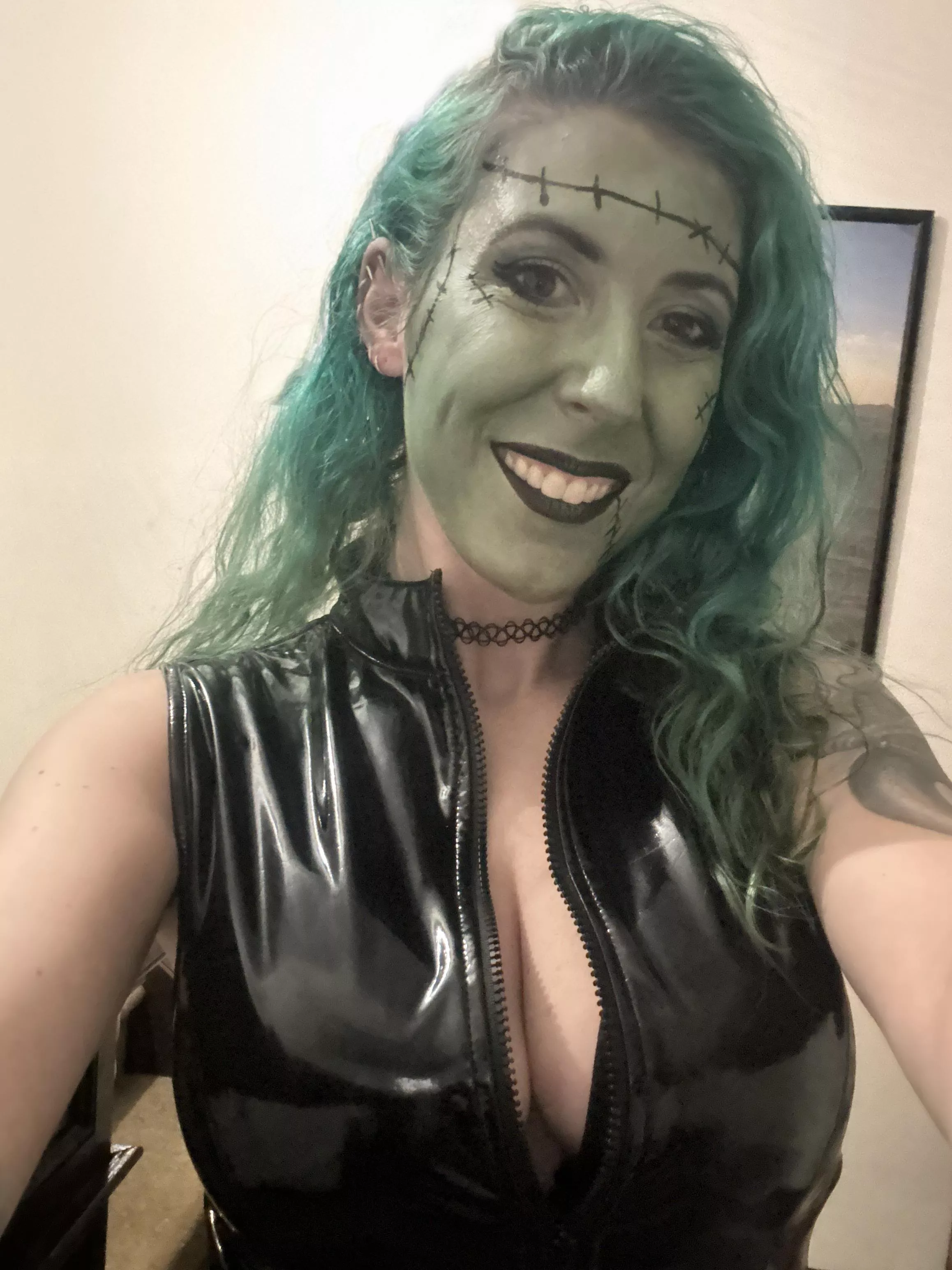 Green haired monster