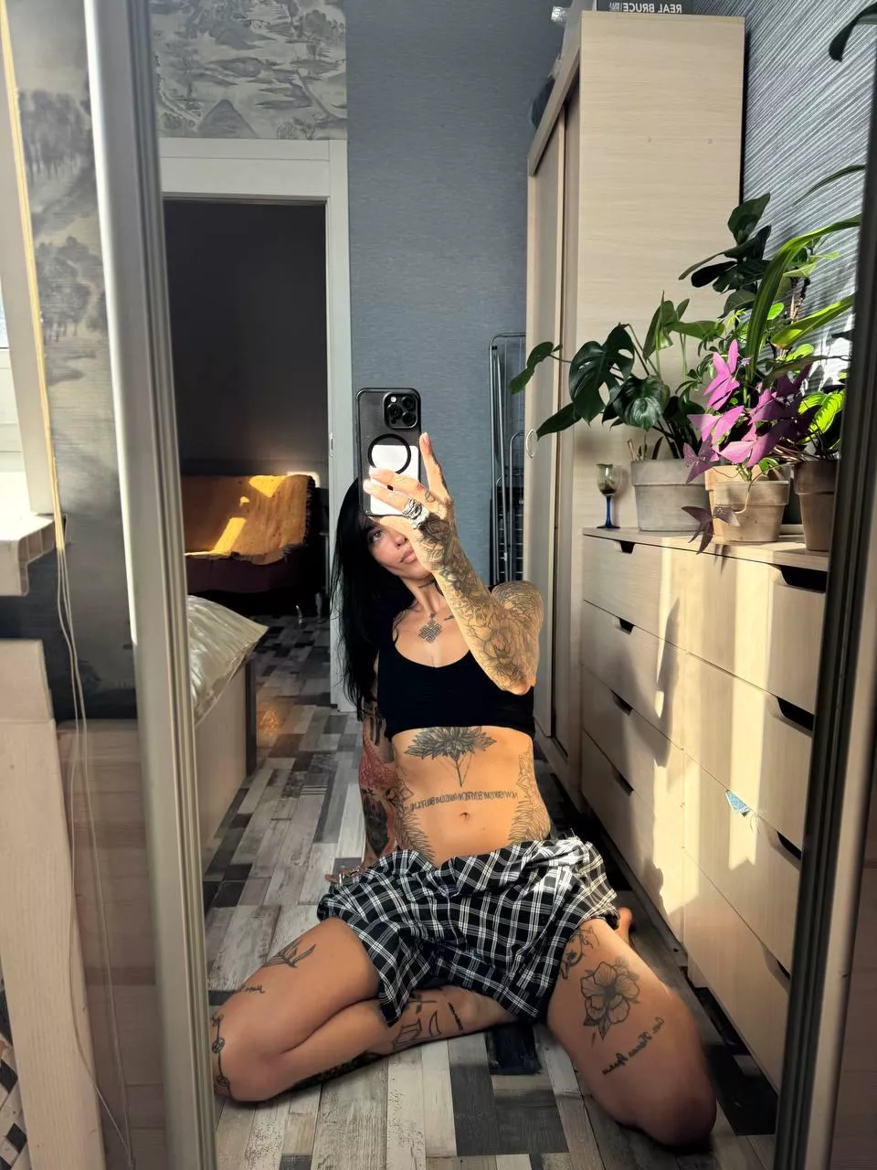 laid back is the best pose to show off my tats