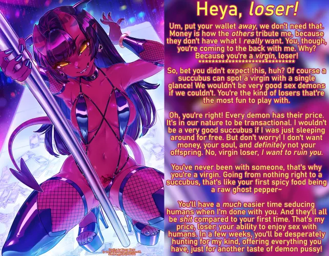 Meru, the Virgin-Killer Stripper [f4a] [Meru the succubus, duh] [degradation is the price]
