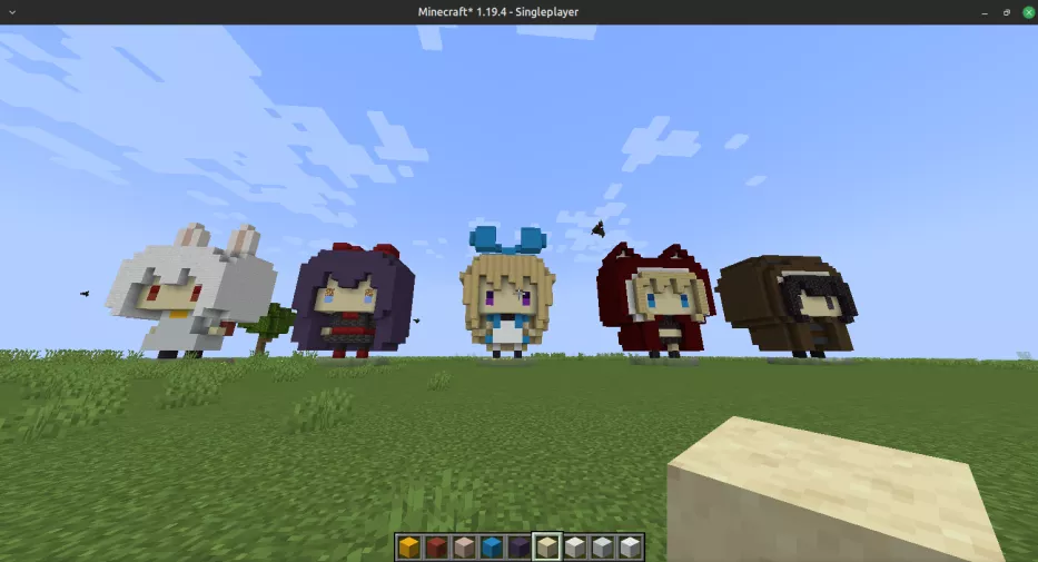 My friend's chibi statues