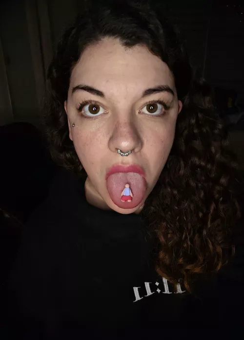 My sweet snack... I will enjoy melting your body inside my huge sour stomach.