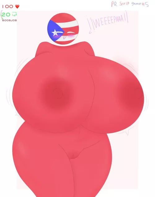 Puerto Rico with the biggest tits