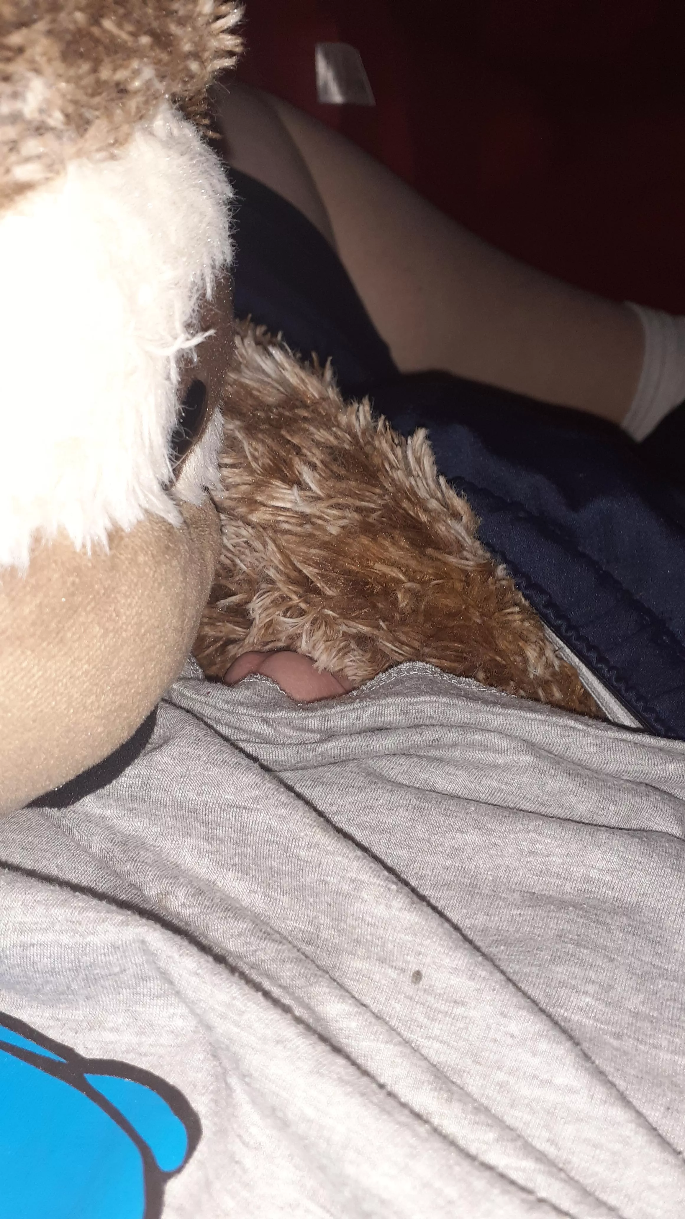 She jerks me off while I'm on my phone