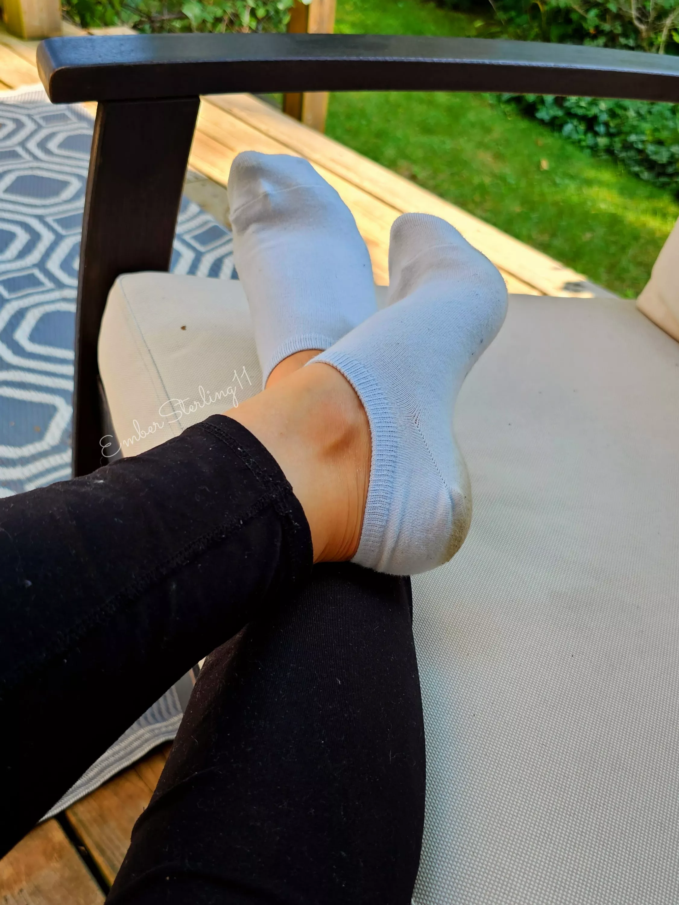 Sit down... these socks aren't going to sniff themselves. 😏 [f]