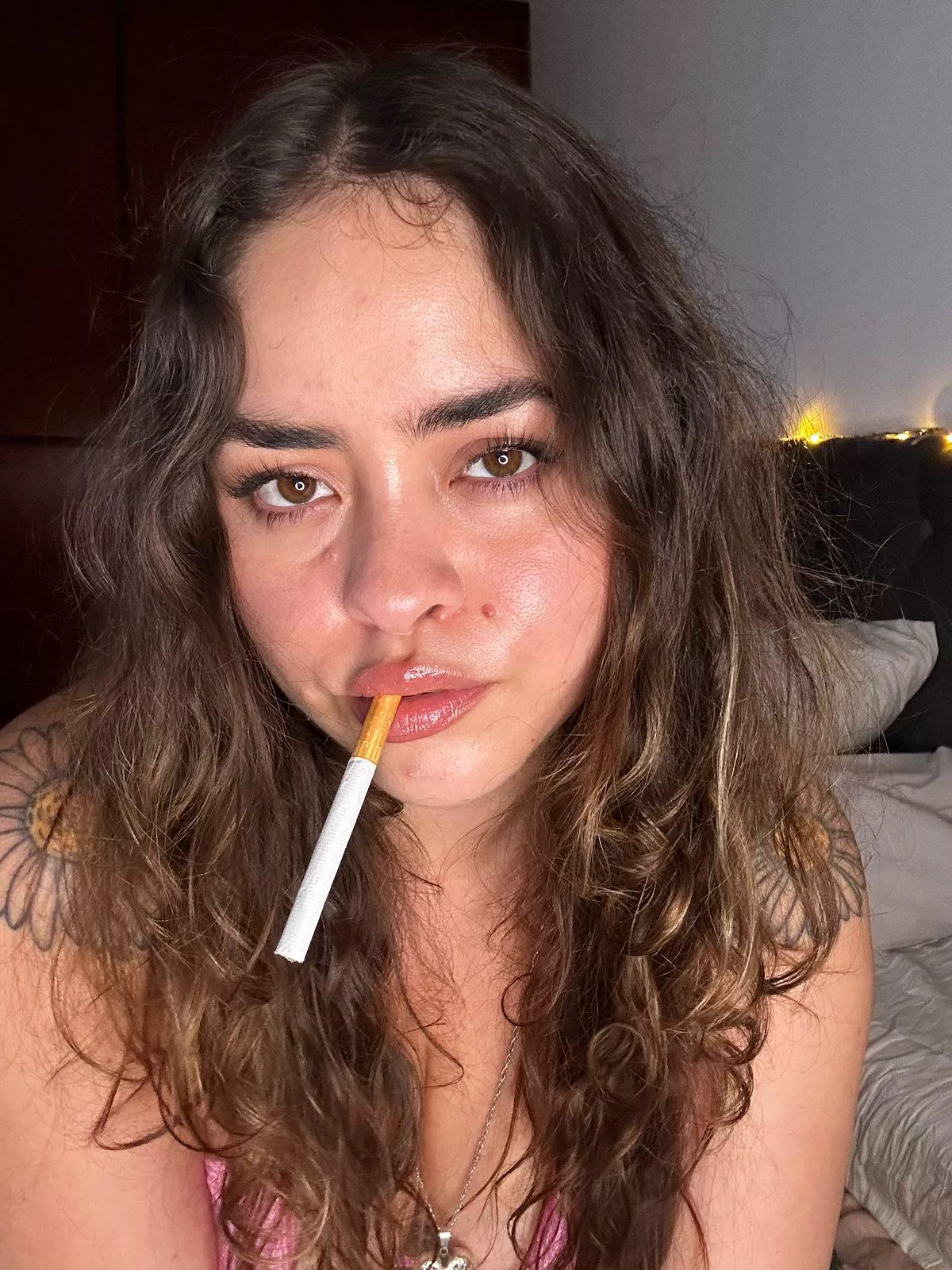 would you date a girl that smokes more than you? ;)  