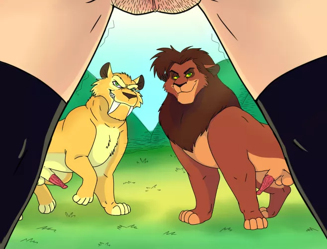Diego and kovu X female human anon