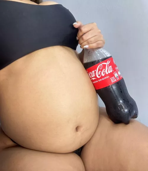 Do you want to see me fill this big belly with soda and burps?