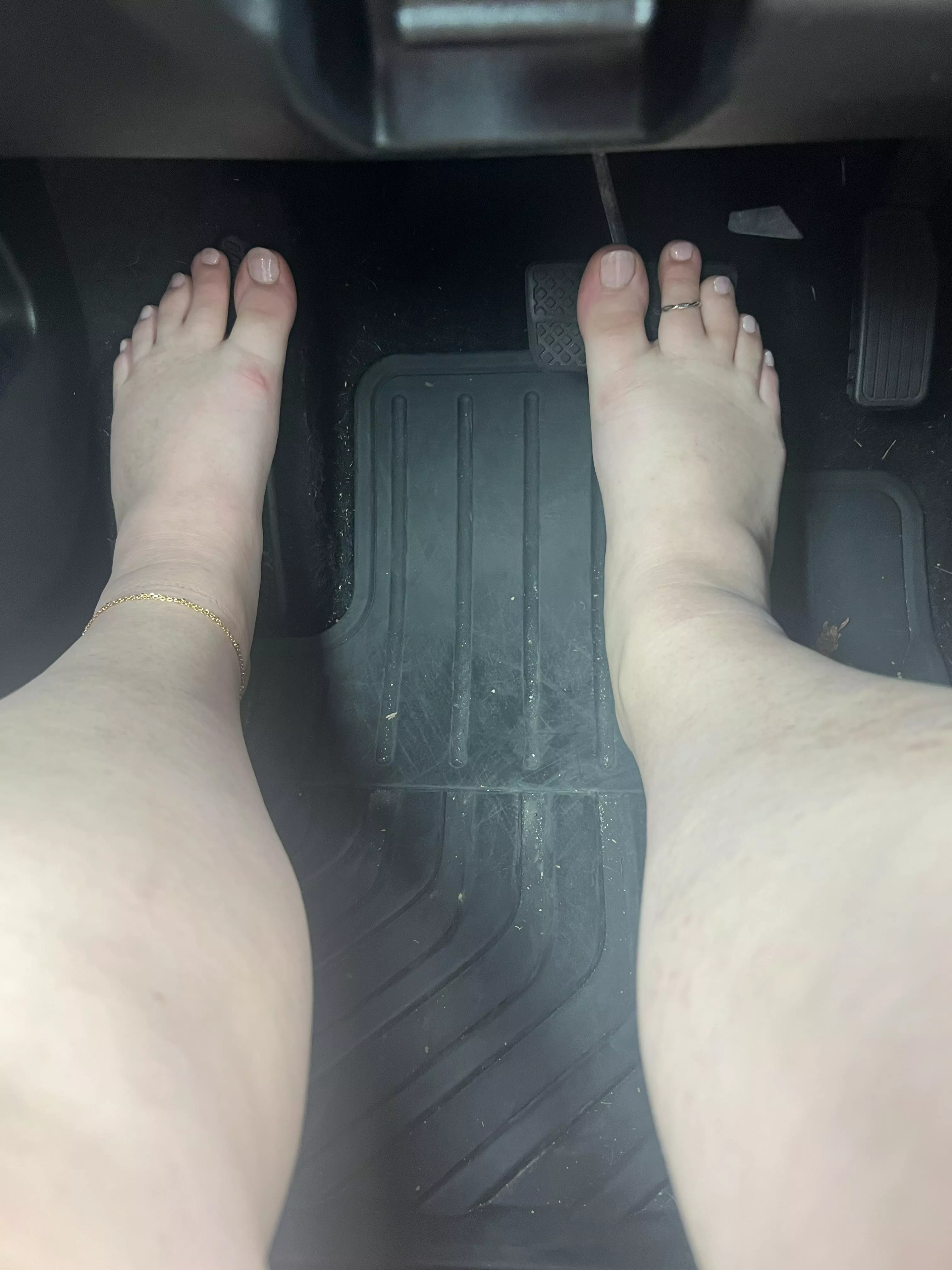 Driving barefoot is the best! 