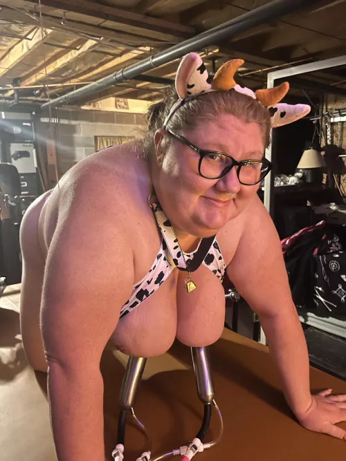 Enjoying a milker 🐮 🐄 