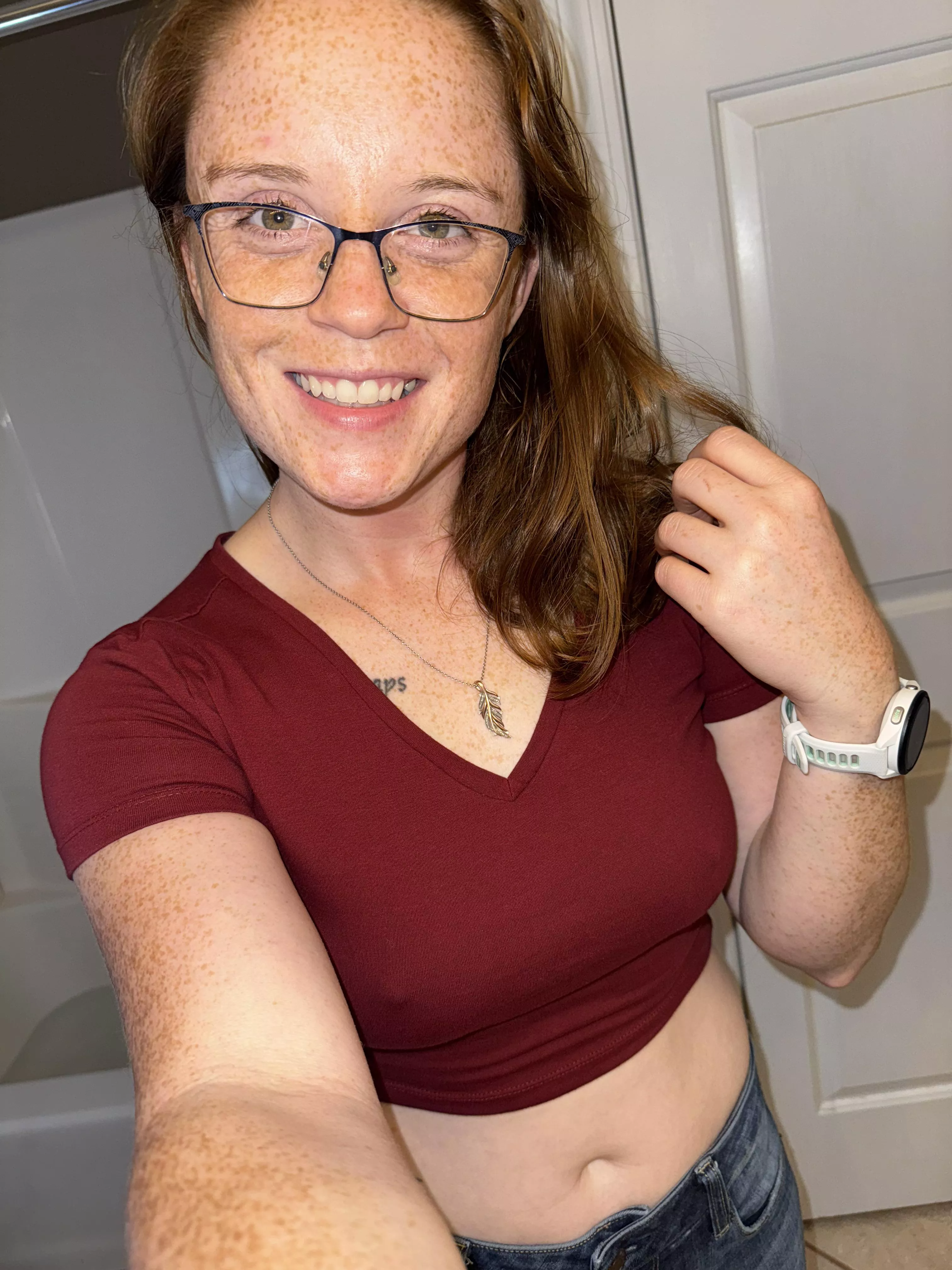 Freckles and smiles 