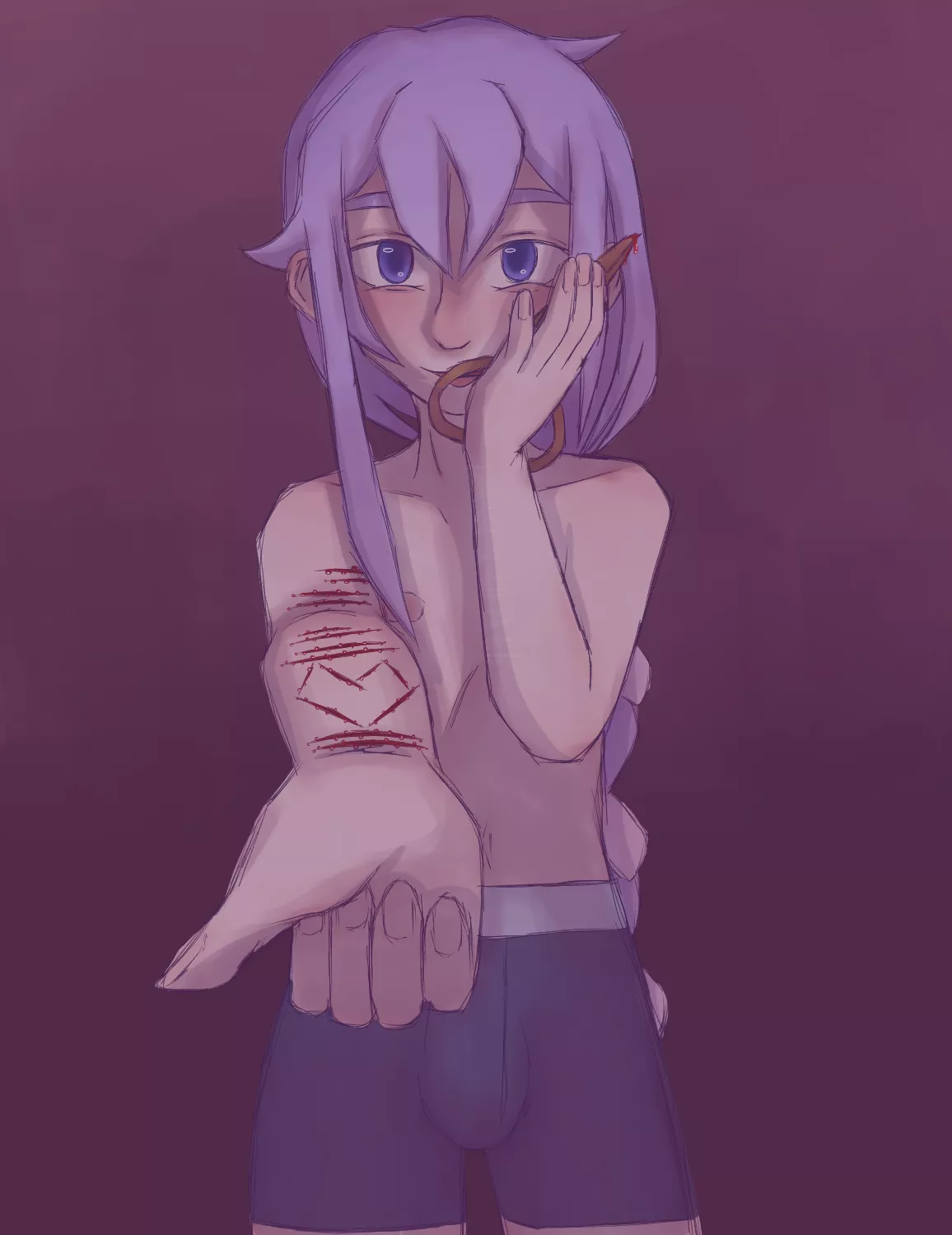 Goretober Day 18: Scissors 