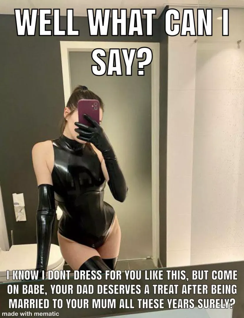Hope you appreciate a latex fetish…